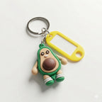 Charm avocado keychain designed for bags and keys
