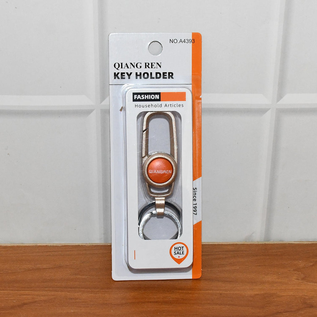 Lifestyle image of premium metal keychain carabiner clip used for key management