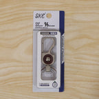Stylish and durable metal key holder with dual rings for organized keys.