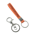 Flexible silicone wrist strap for keys