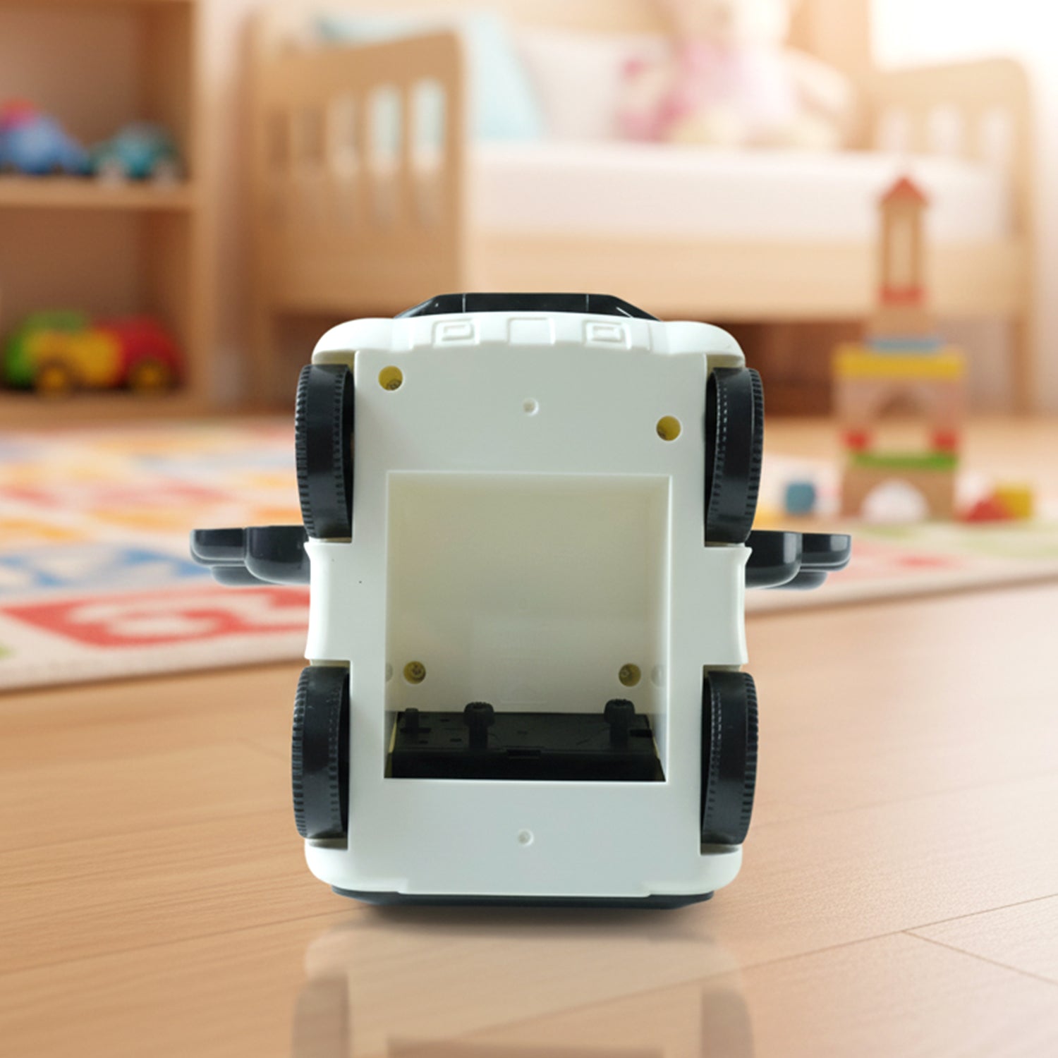 Vibrant kids alarm clock with fun characters