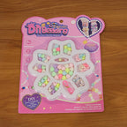 Complete creative kids jewellery making kit with elastic thread and charms