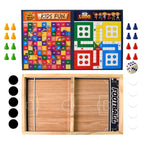 Desktop football game board from the 3-in-1 wooden board game set
