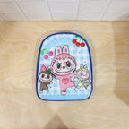 Outdoor use of kids backpack with cartoon print, 12 inch size