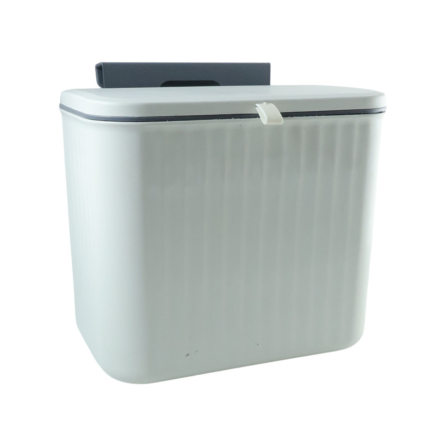 Compact plastic kitchen dustbin for household waste