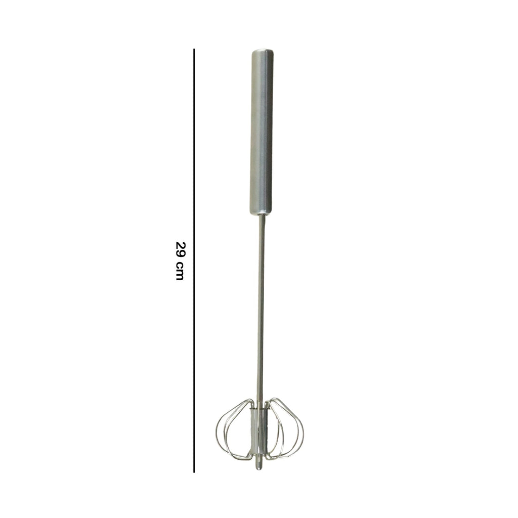 Rotary hand whisk for efficient manual blending