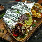 Kitchen foil roll in roll form for cooking and storage