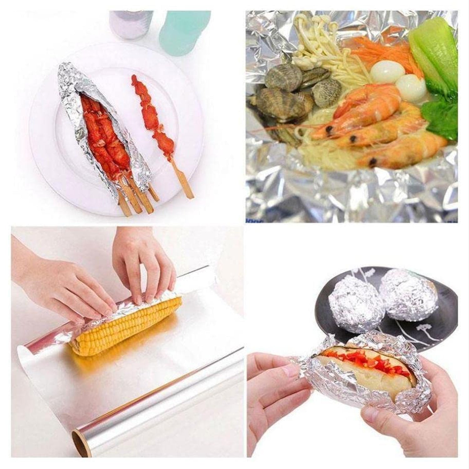 Aluminium Foil Paper Roll – Multipurpose Food Wrapping & Cooking
