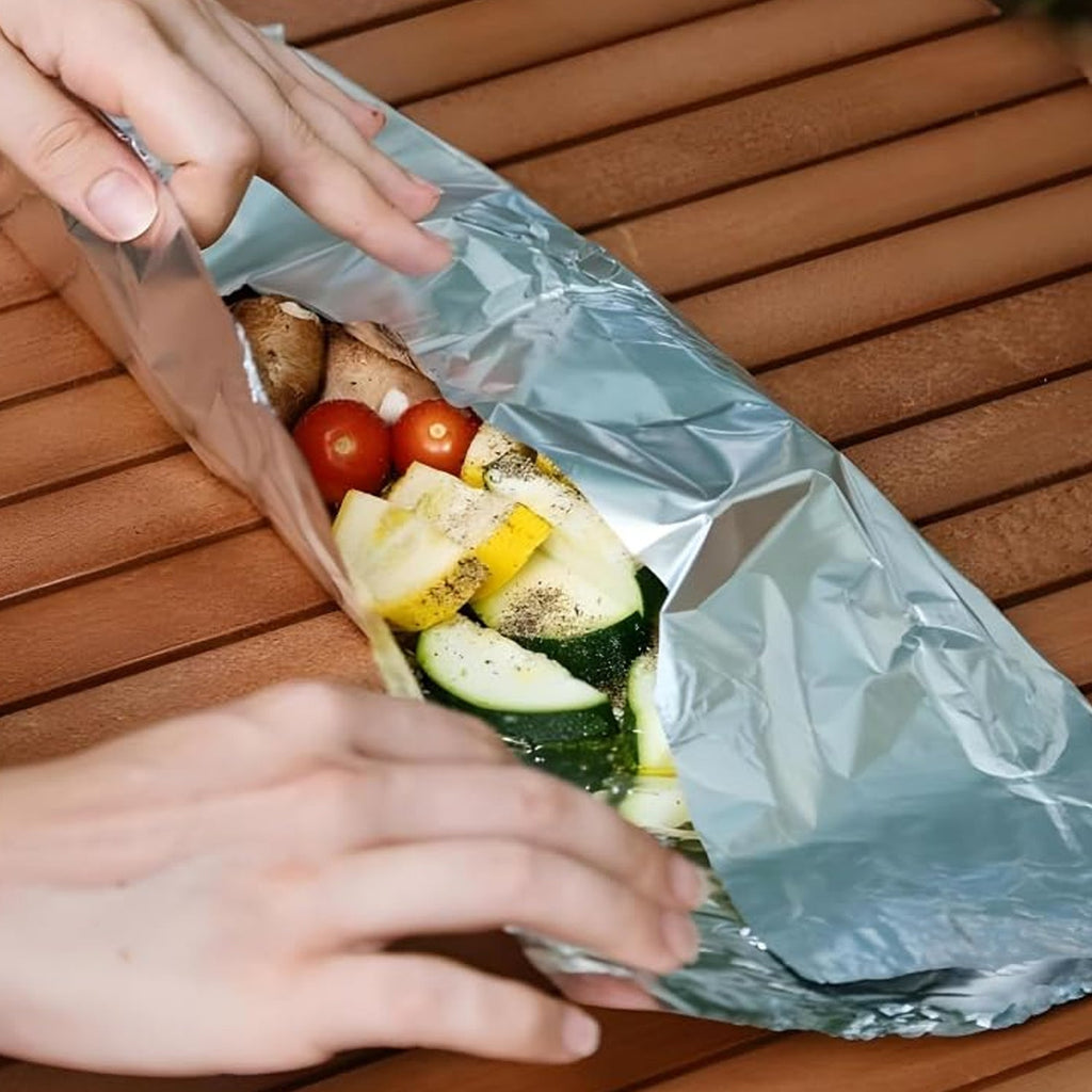 Aluminium Foil Paper Roll – Multipurpose Food Wrapping & Cooking