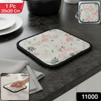 Heat resistant kitchen mat pad designed for hot cookware protection