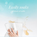 Super-absorbent paper towels fitting standard kitchen roll holder