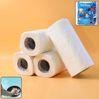 Super-absorbent kitchen roll pack with 4 rolls and 240 sheets
