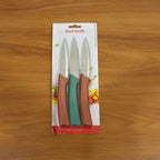 Multipurpose cutting knives for home kitchen use in a knife set