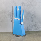Sharp stainless steel knife blades ready for precise chopping and slicing tasks.
