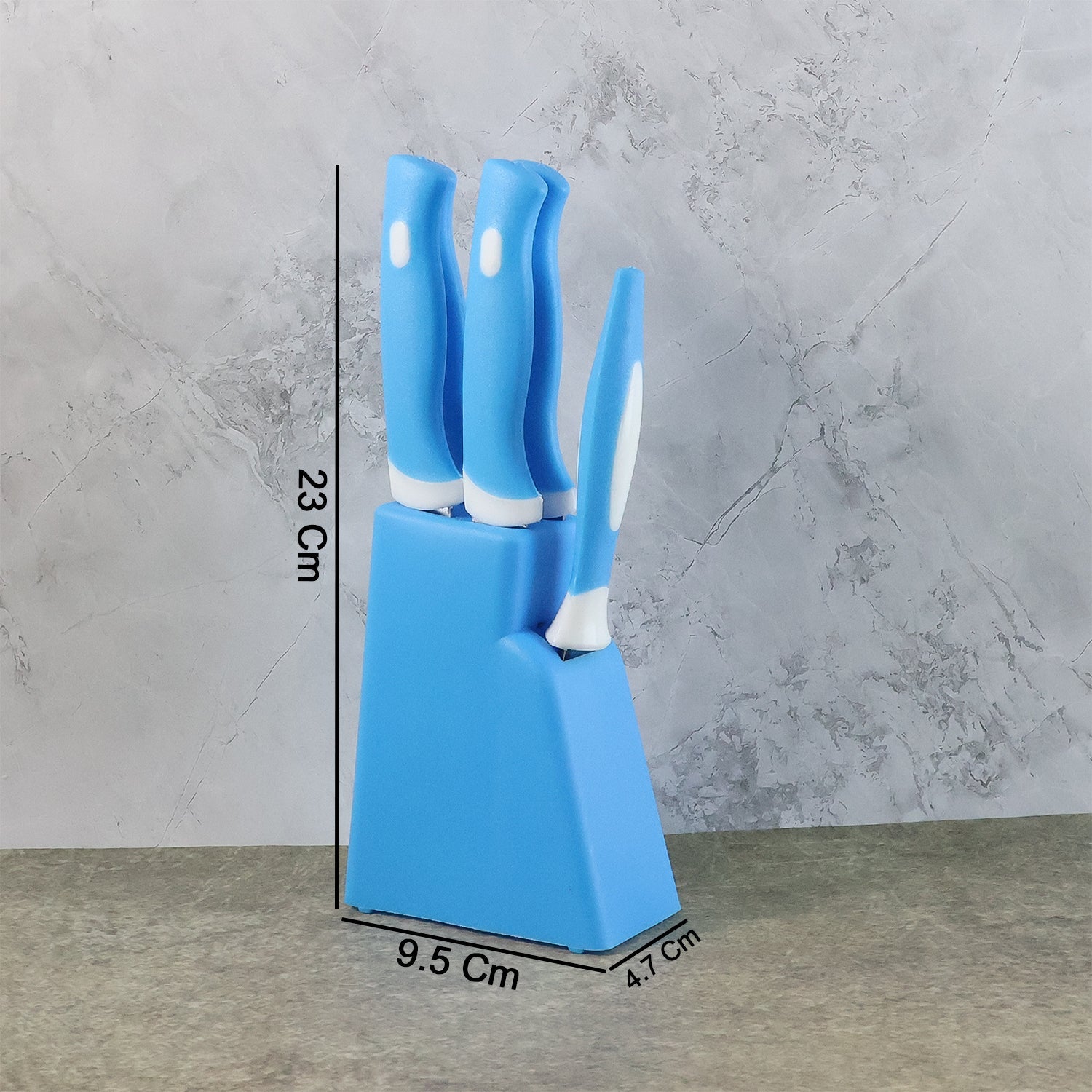 Sharp stainless steel knife blades ready for precise chopping and slicing tasks.