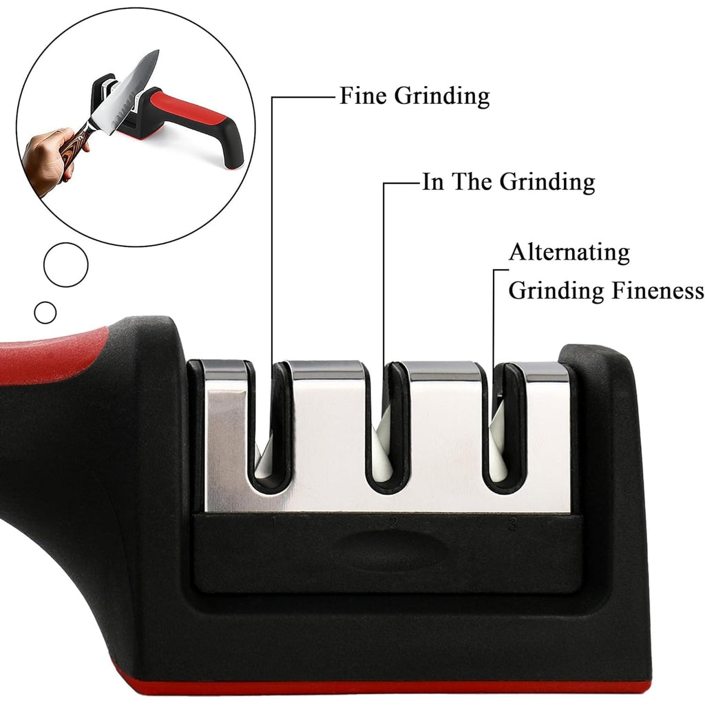 Kitchen knife maintenance tool with ergonomic and durable design