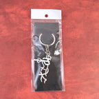 Krishna flute keychain for car and home keys with spiritual design