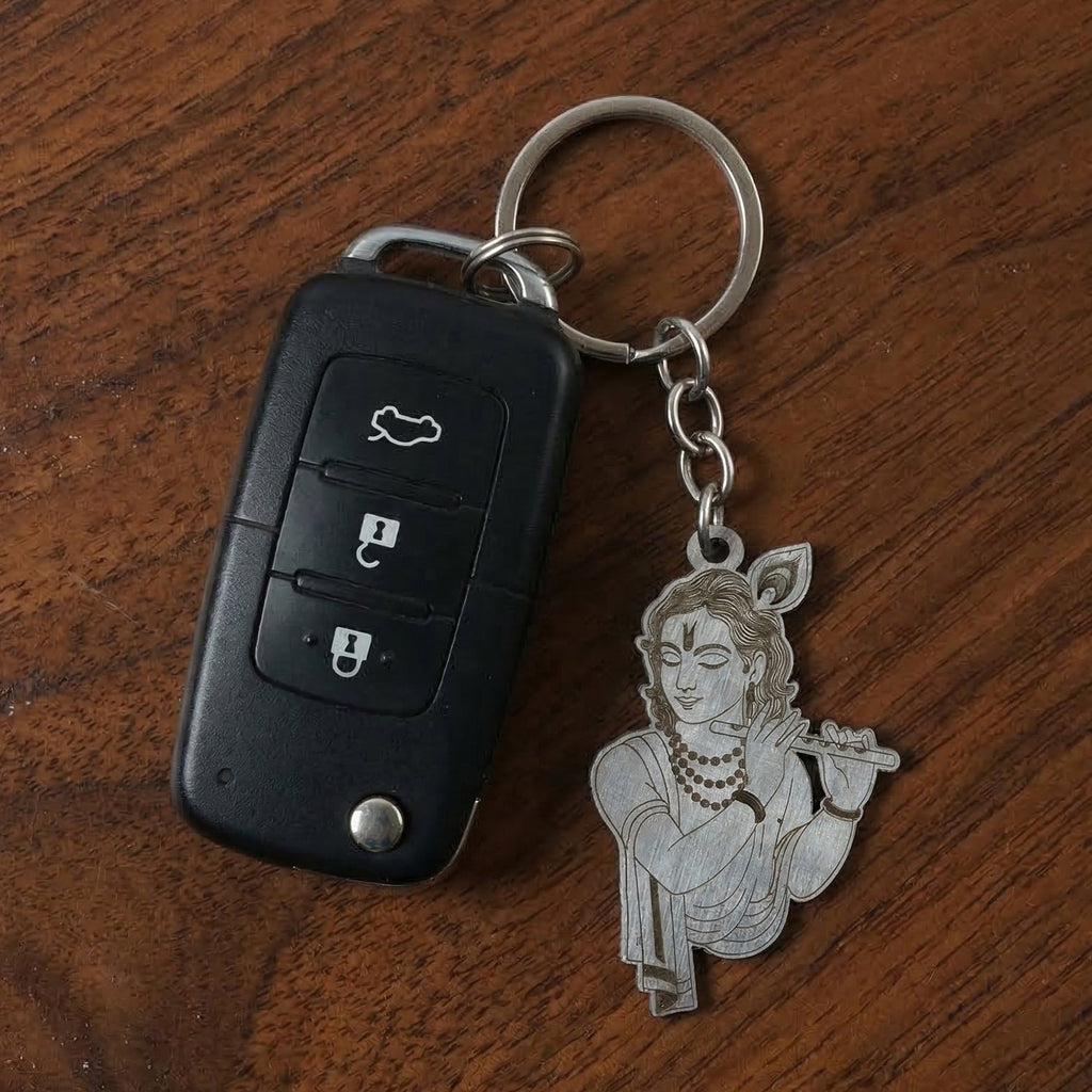 Spiritual Lord Krishna devotional keychain for daily use