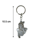 Metal Krishna keychain design for religious accessories