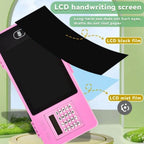 Smart pencil case with integrated calculator for students