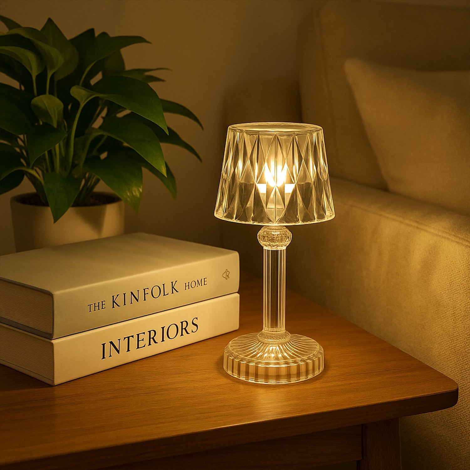 Portable decorative LED mini table lamp perfect for home and restaurant décor