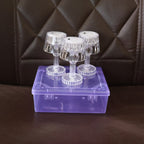 LED mini table lamp set providing ambient lighting for weddings and parties