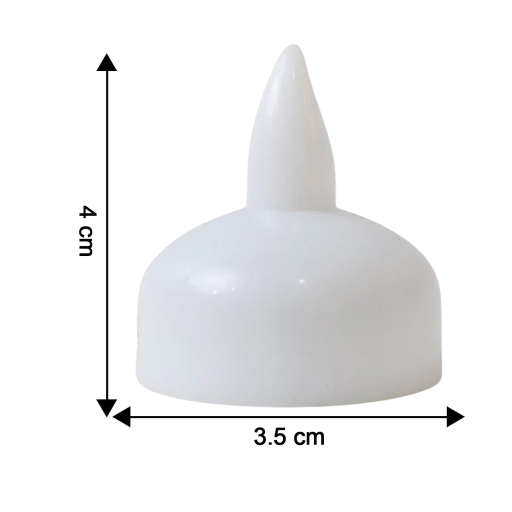Round LED flameless tealight candles set placed to enhance home decor ambiance