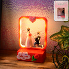 Romantic LED love couple night lamp with glowing warm light