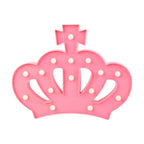 Side view of crown LED decorative lamp showing its sleek silhouette