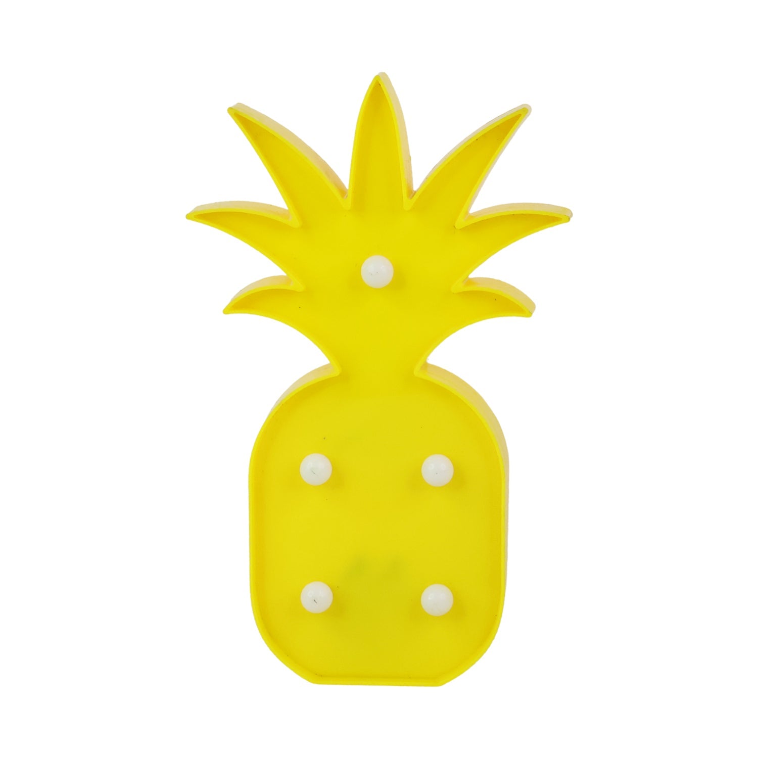 Decorative pineapple LED night light portable for table or shelf