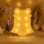 Decorative LED Bell Shaped Night Light used as cozy home ambiance lighting