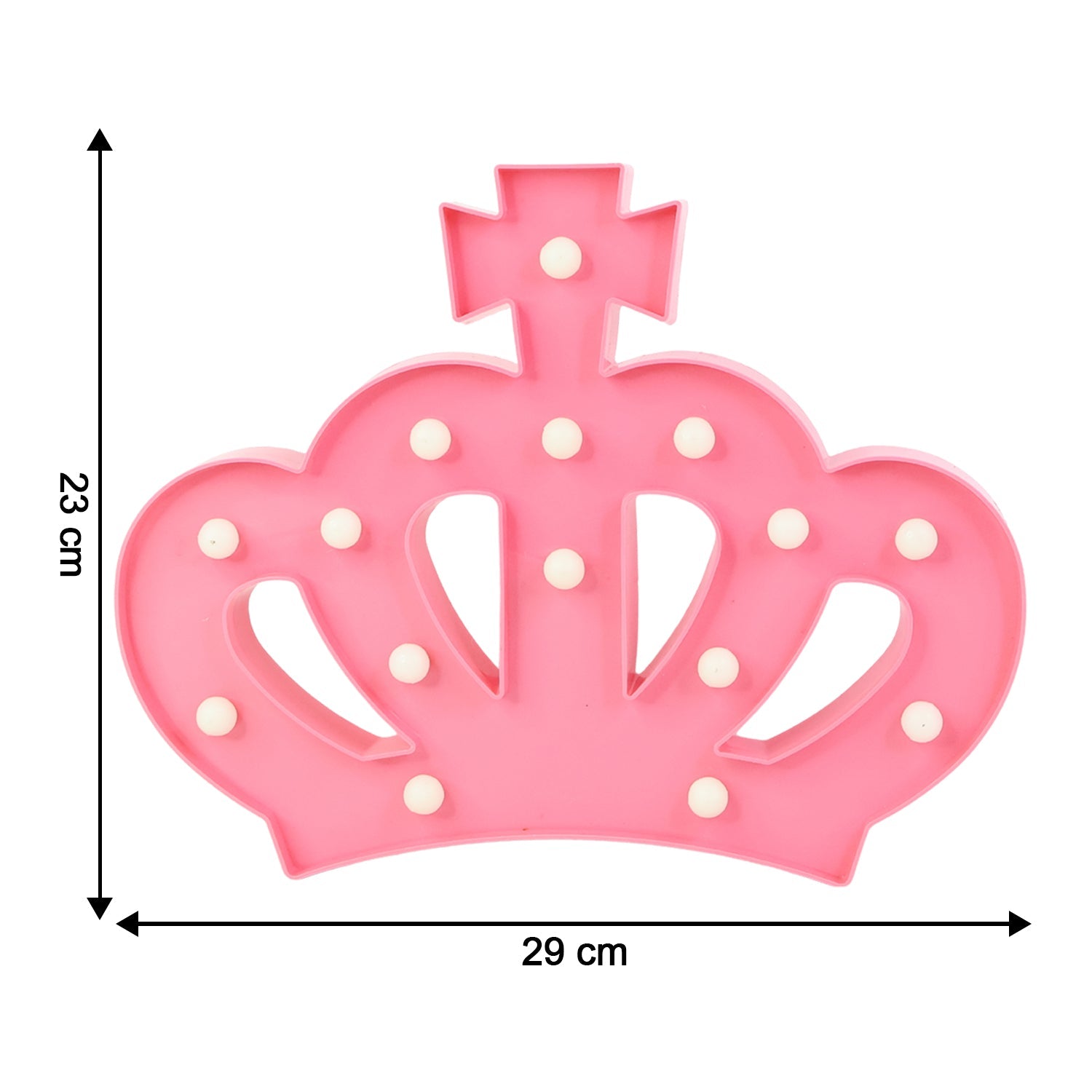 Crown LED night light placed in a child's bedroom setting