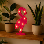 The 3D LED night light packaging, highlighting its key features and benefits.