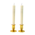Lightweight LED flameless taper candles suitable for home, wedding, and party ambiance