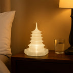 Tabletop LED Crystal Pagoda decorative lamp for home decor