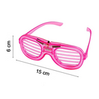 Stylish and comfortable LED light-up glasses for parties
