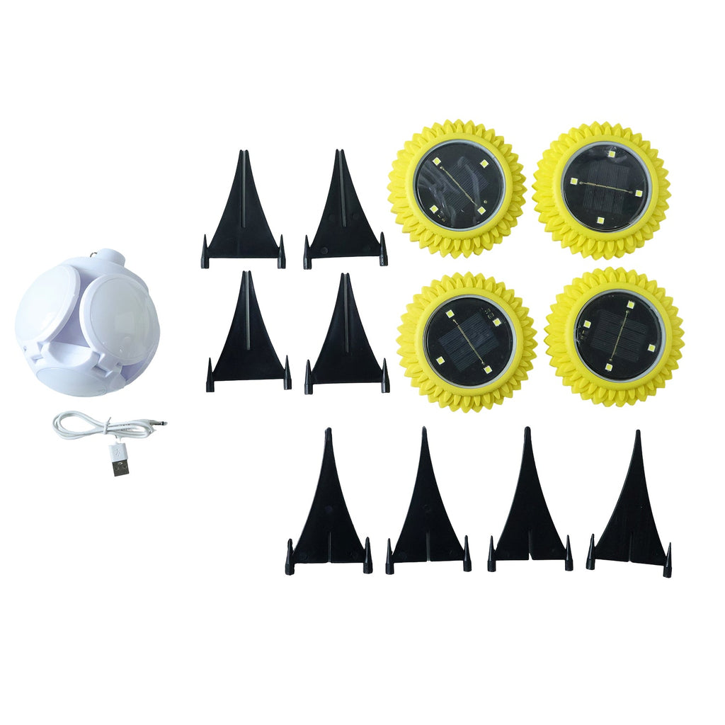 Energy-saving solar LED garden lights suitable for outdoor use