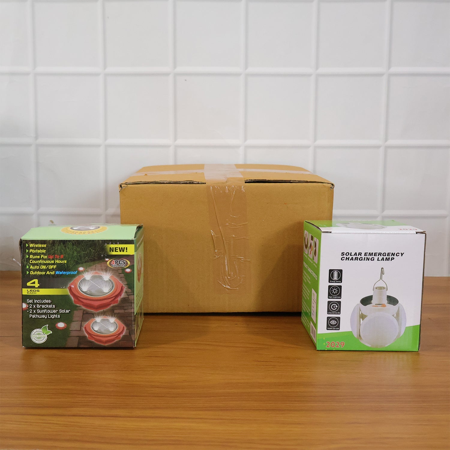Solar garden LED ground lights for outdoor decoration