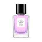 Hand holding Charade Eau De Parfum bottle showcasing premium design