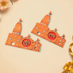 High-quality Shubh Labh temple wall decal designed for festival decorations and spiritual spaces.