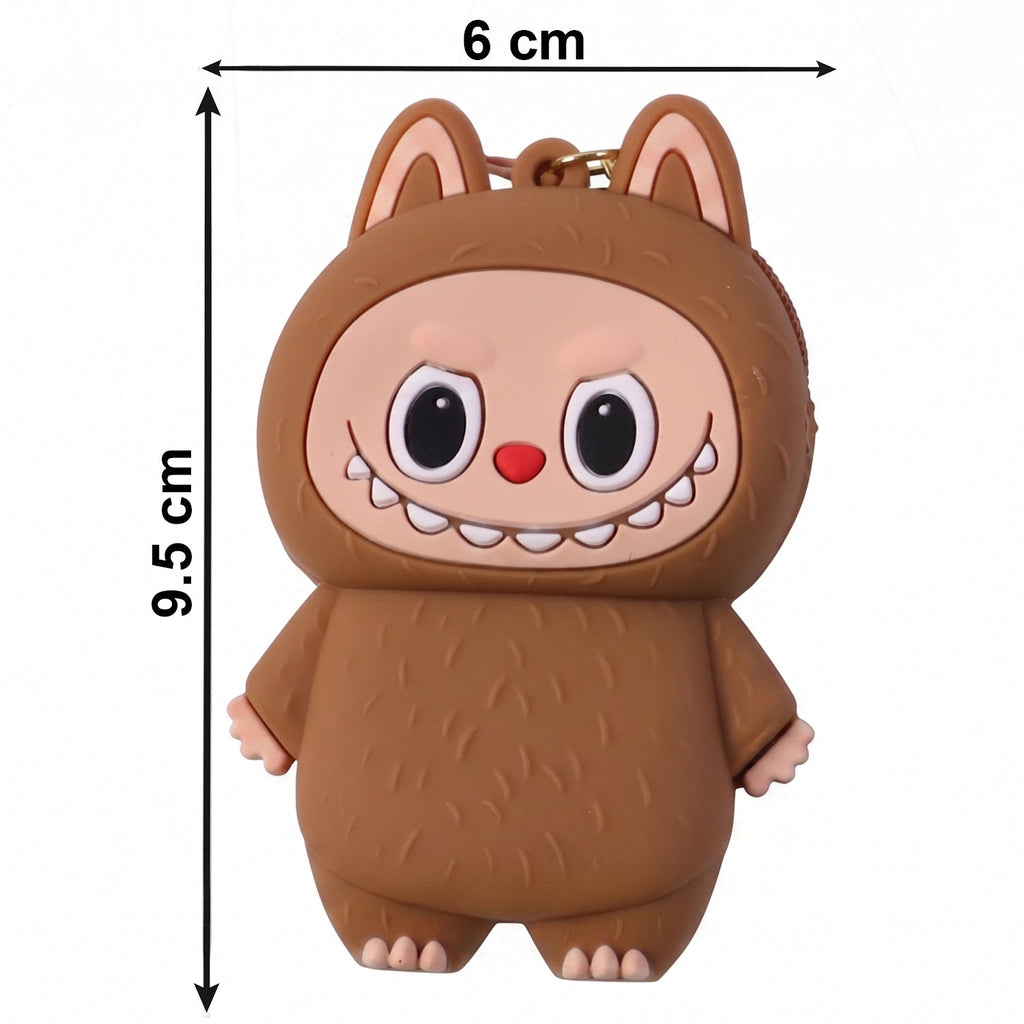 Mini silicone pouch for keys, coins, and small accessories