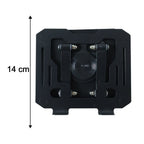 Compact foldable metal stand suitable for desks and travel