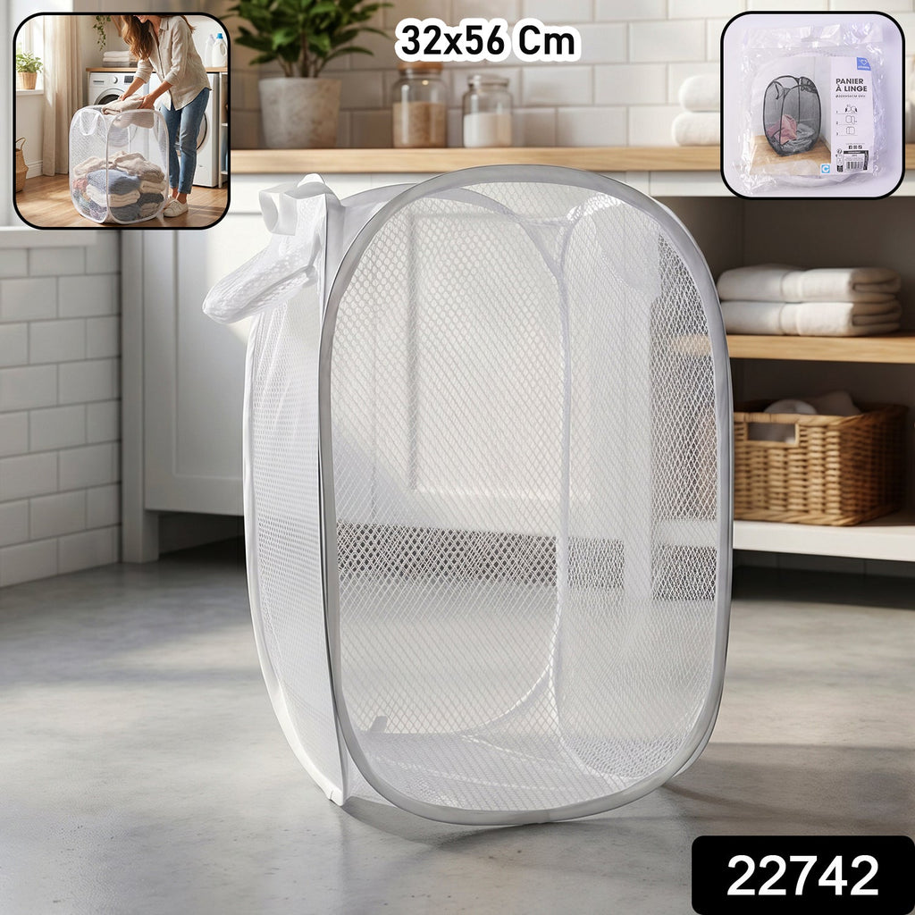 Portable foldable laundry organizer for travel or home use