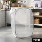 Portable foldable laundry organizer for travel or home use