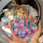 Multi-action laundry pods delivering powerful stain removal