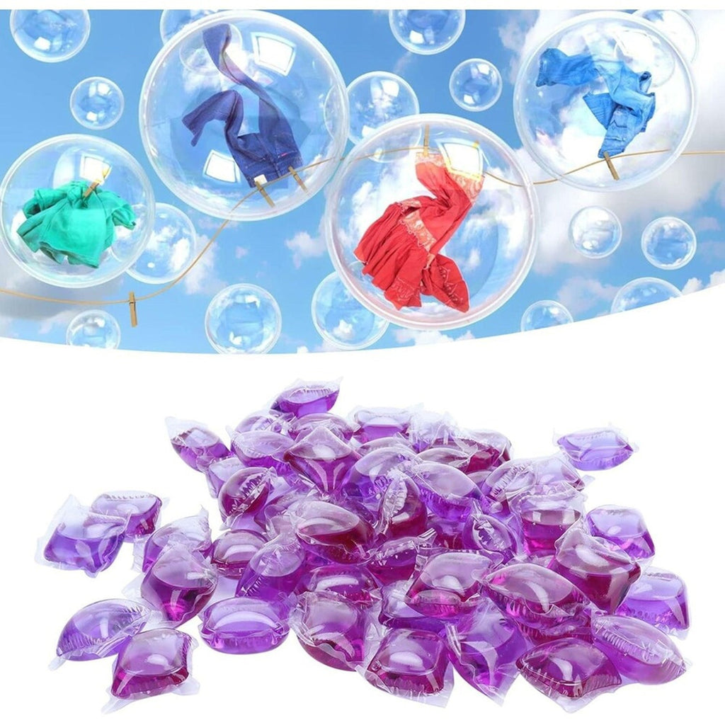 Detergent gel pods for effective stain removal