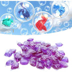 Detergent gel pods for effective stain removal