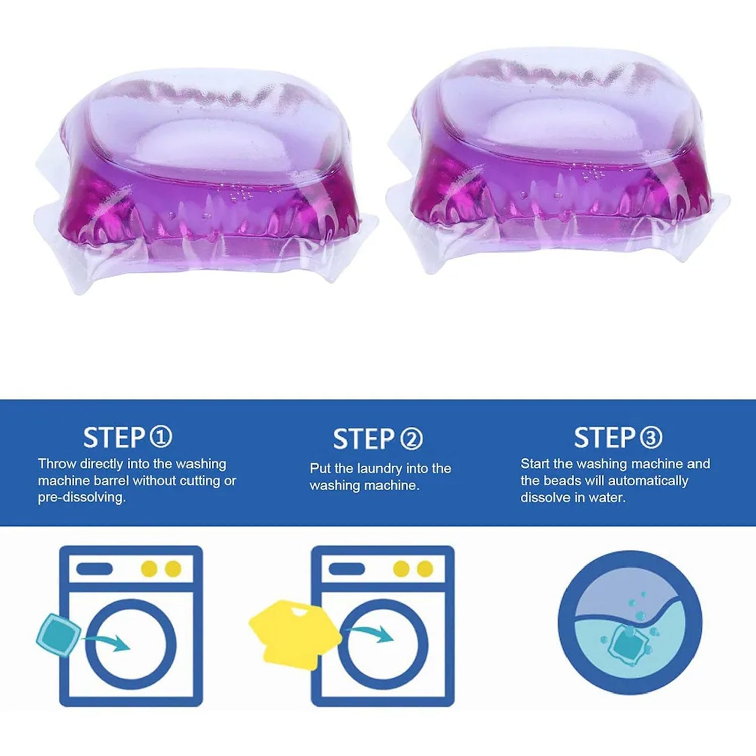 Laundry cleaning capsules for fresh clothes