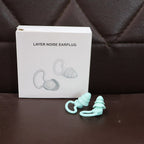 Reusable silicone earplugs with easy-to-clean, washable design.