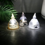 Warm white flickering LED candle lights perfect for pooja rituals
